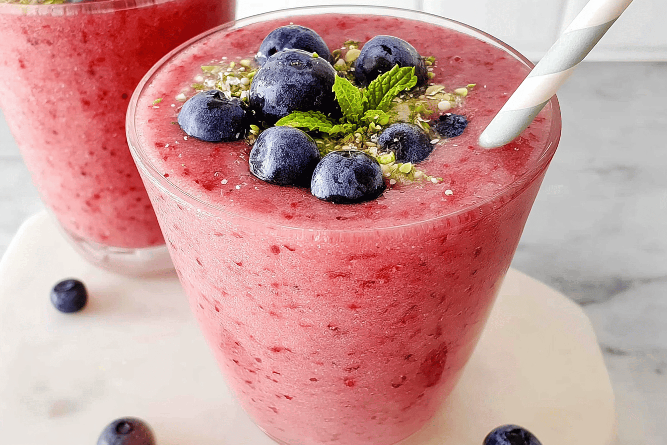 Frozen Fruit Smoothie without Yogurt or Banana