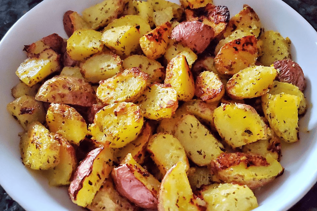 Crispy Garlic and Parmesan Potatoes