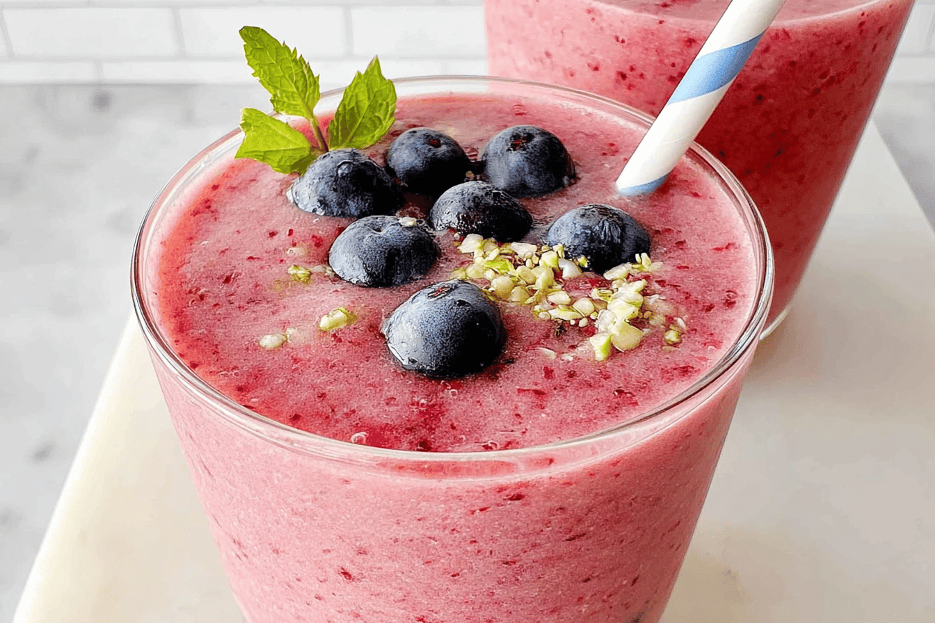 Frozen Fruit Smoothie without Yogurt or Banana
