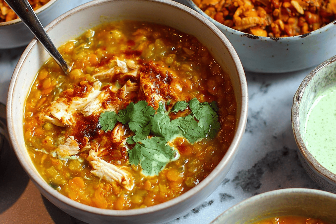 Chicken Lentil Soup Recipe | Easy & Healthy Homemade Meal