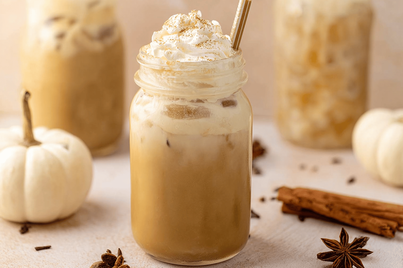 Iced Pumpkin Spice Latte Recipe | Homemade PSL