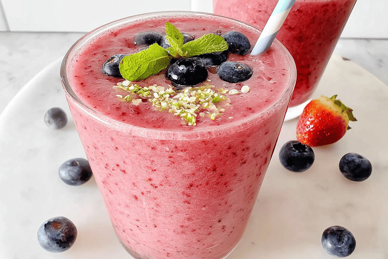 Refreshing Frozen Fruit Smoothie Without Yogurt Banana