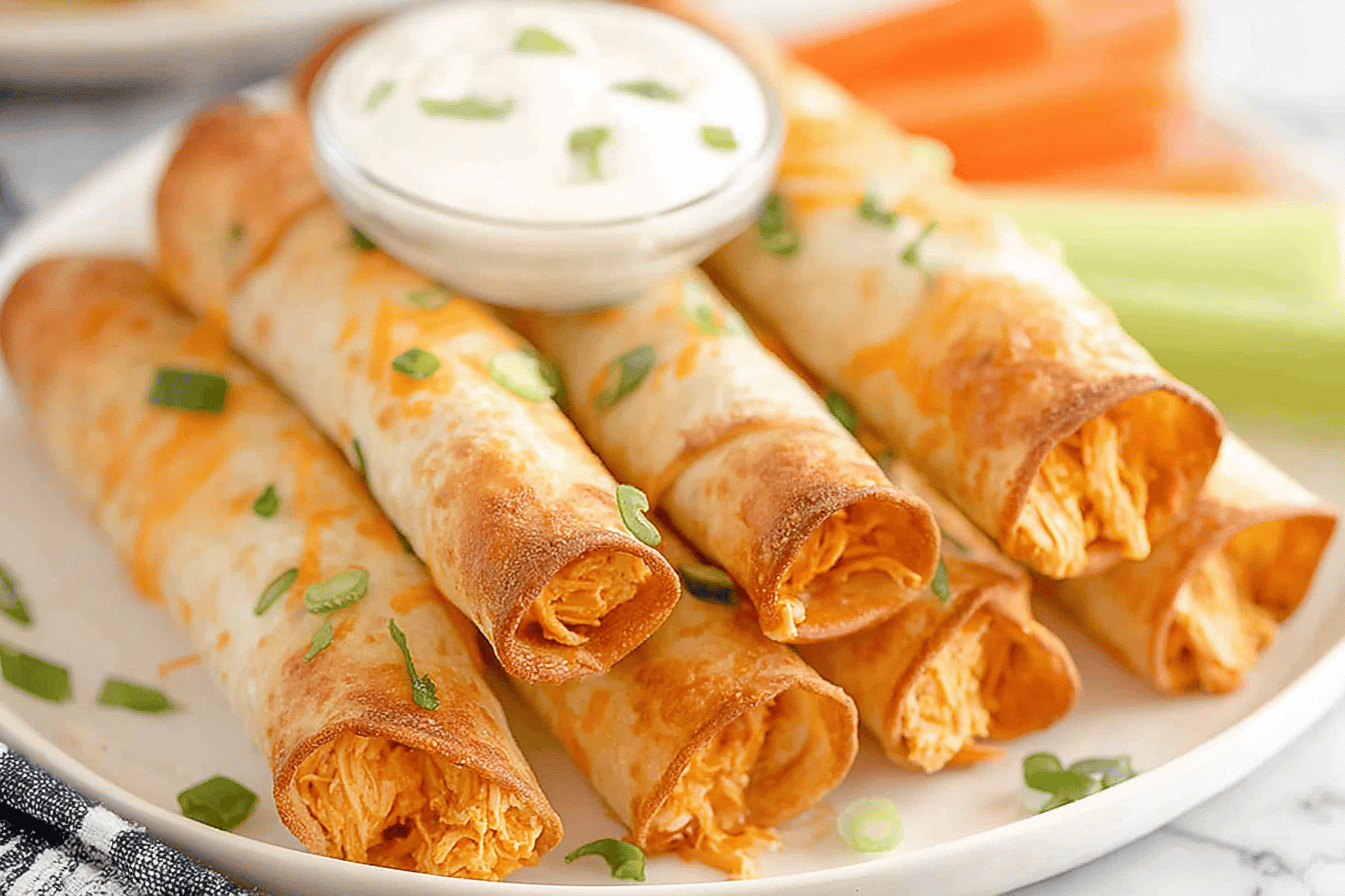 Buffalo Chicken Taquitos