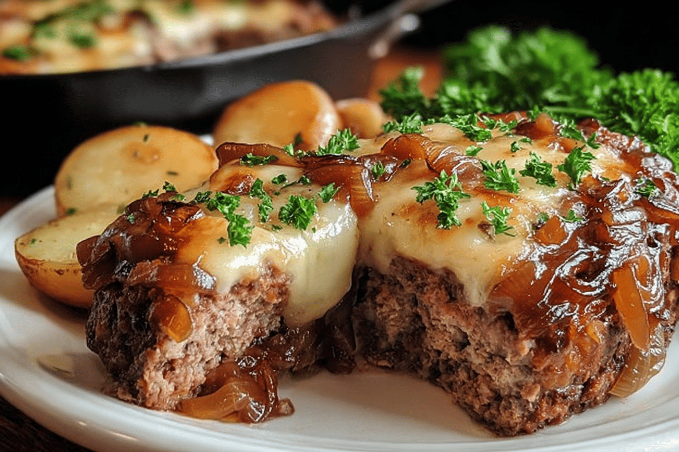 Caramelized Onion Meatloaf