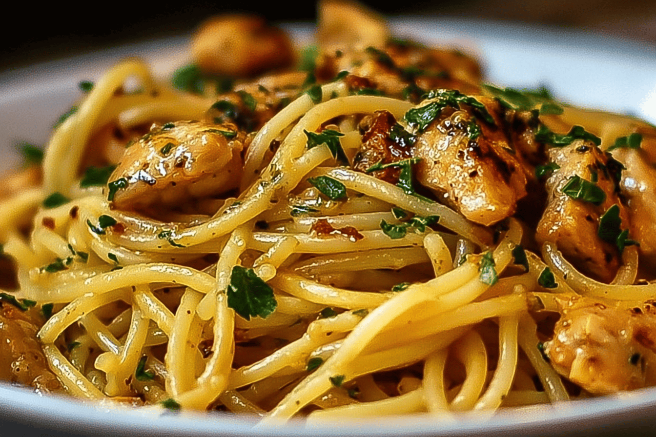 Monterey Chicken Spaghetti