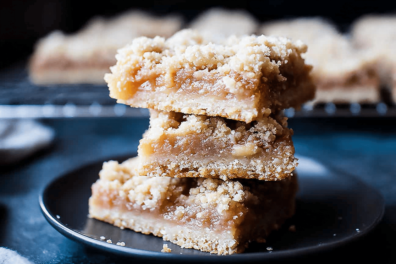 Peach Crumble Bars