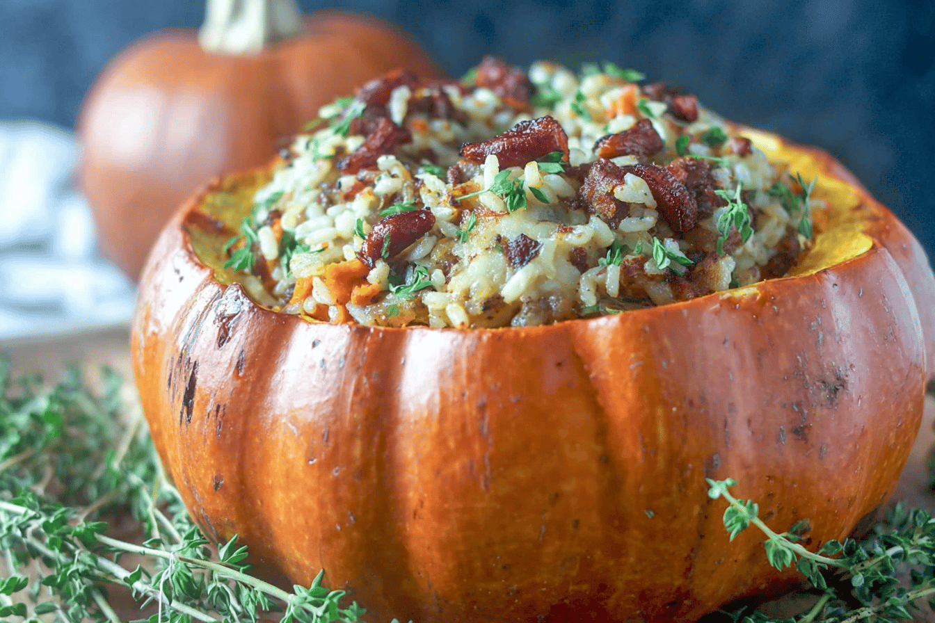 Stuffed Turban Squash