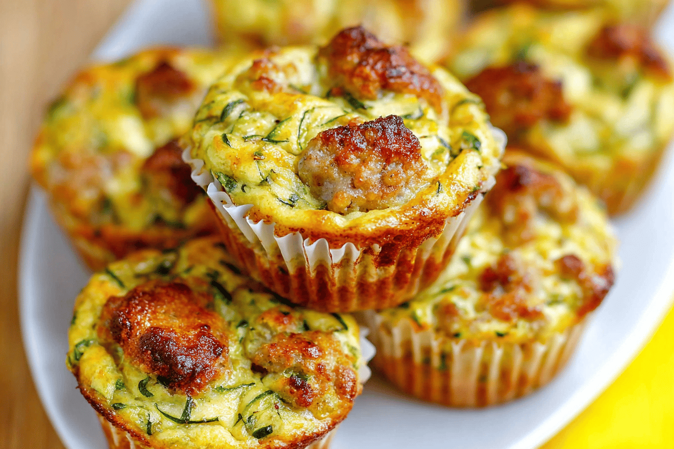 Sausage Muffins With Zucchini