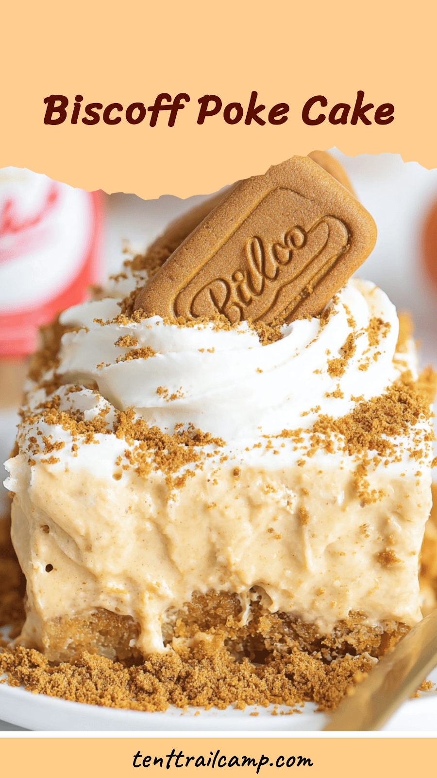 Biscoff Poke Cake