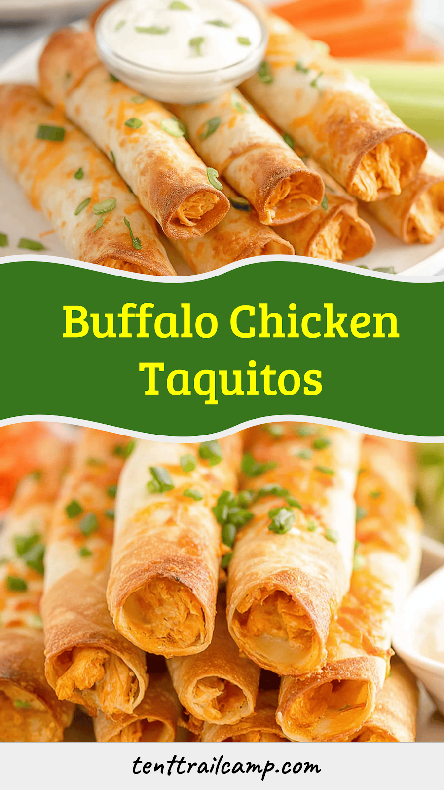 Buffalo Chicken Taquitos