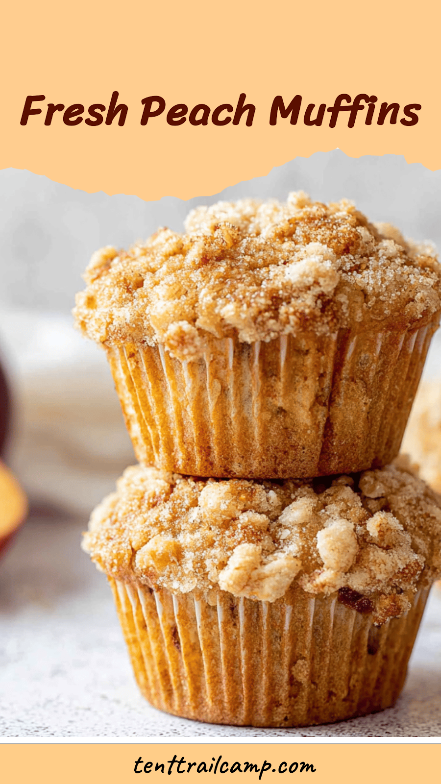 Fresh Peach Muffins