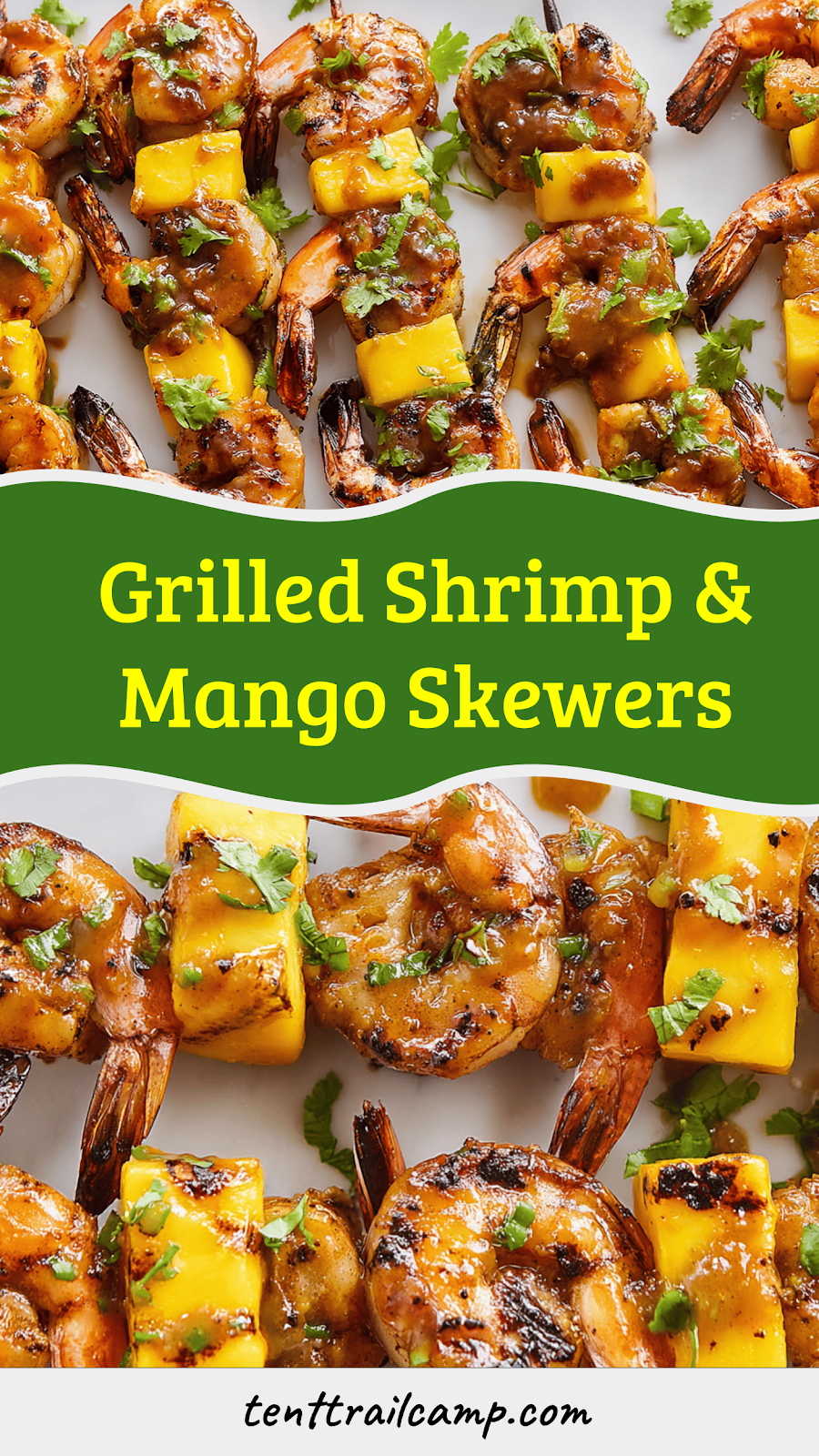 Grilled Shrimp & Mango Skewers