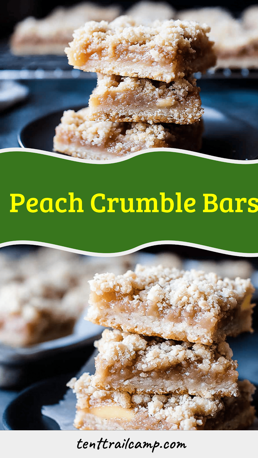 Peach Crumble Bars