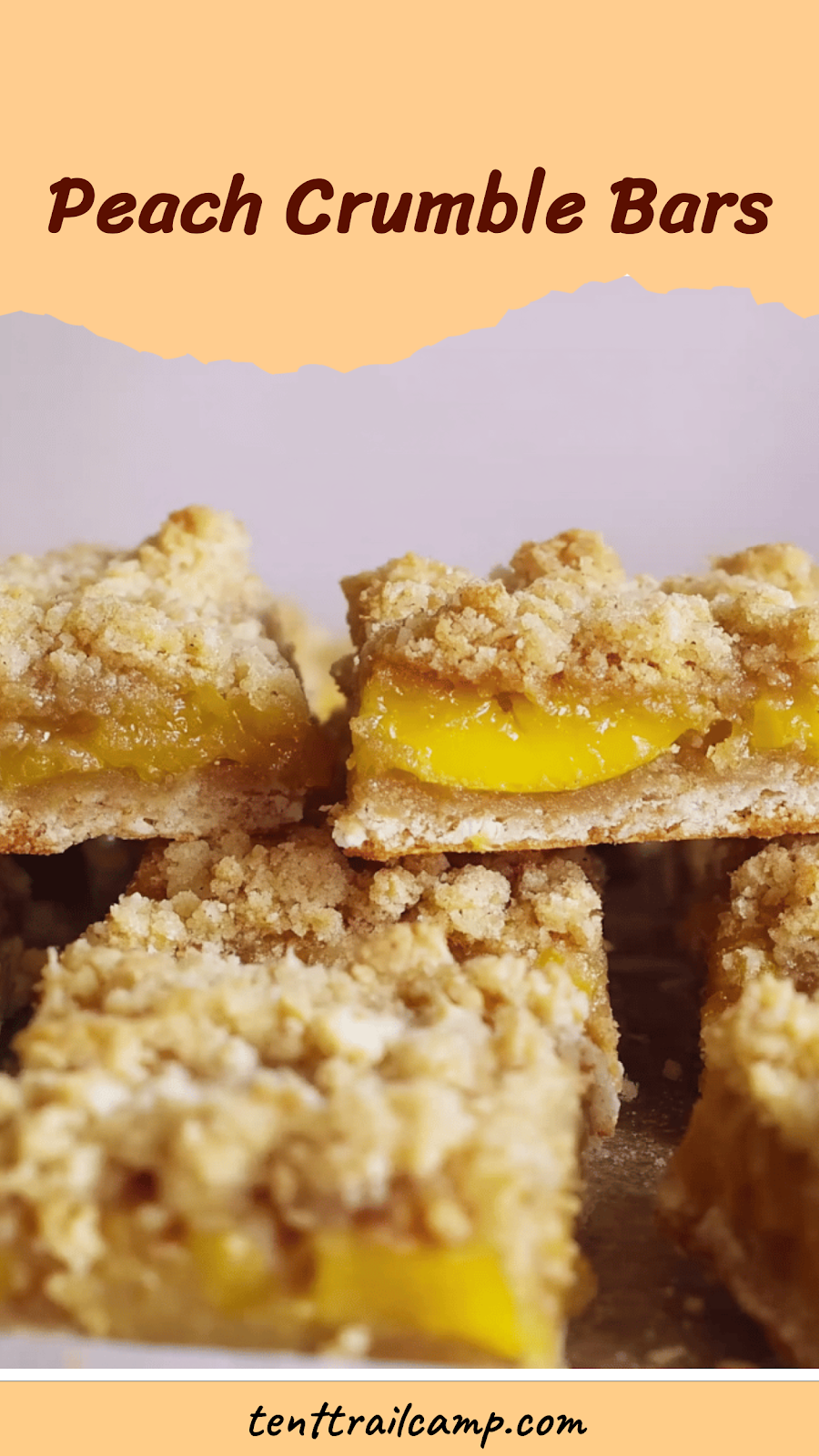 Peach Crumble Bars