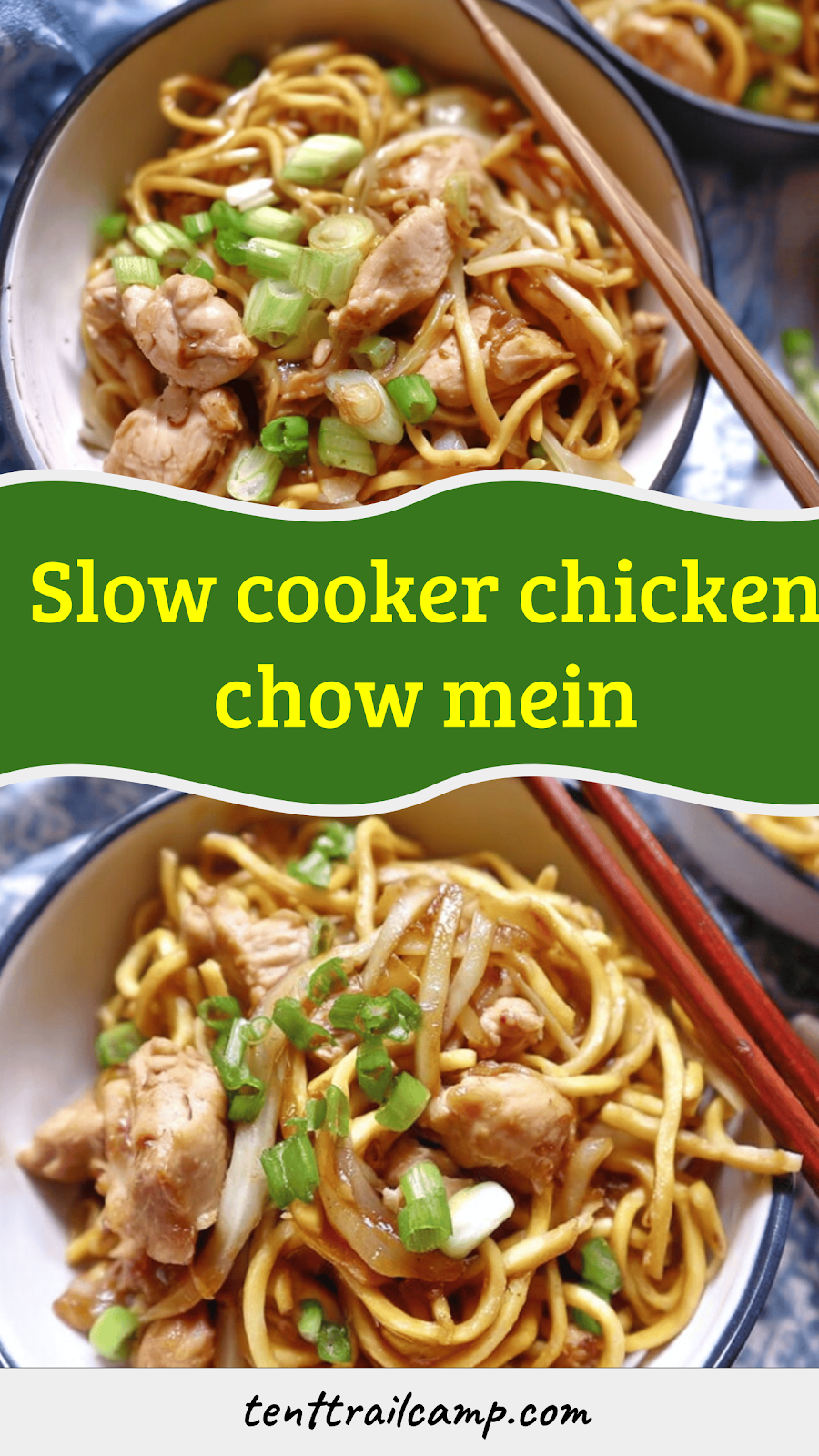 Slow cooker chicken chow mein