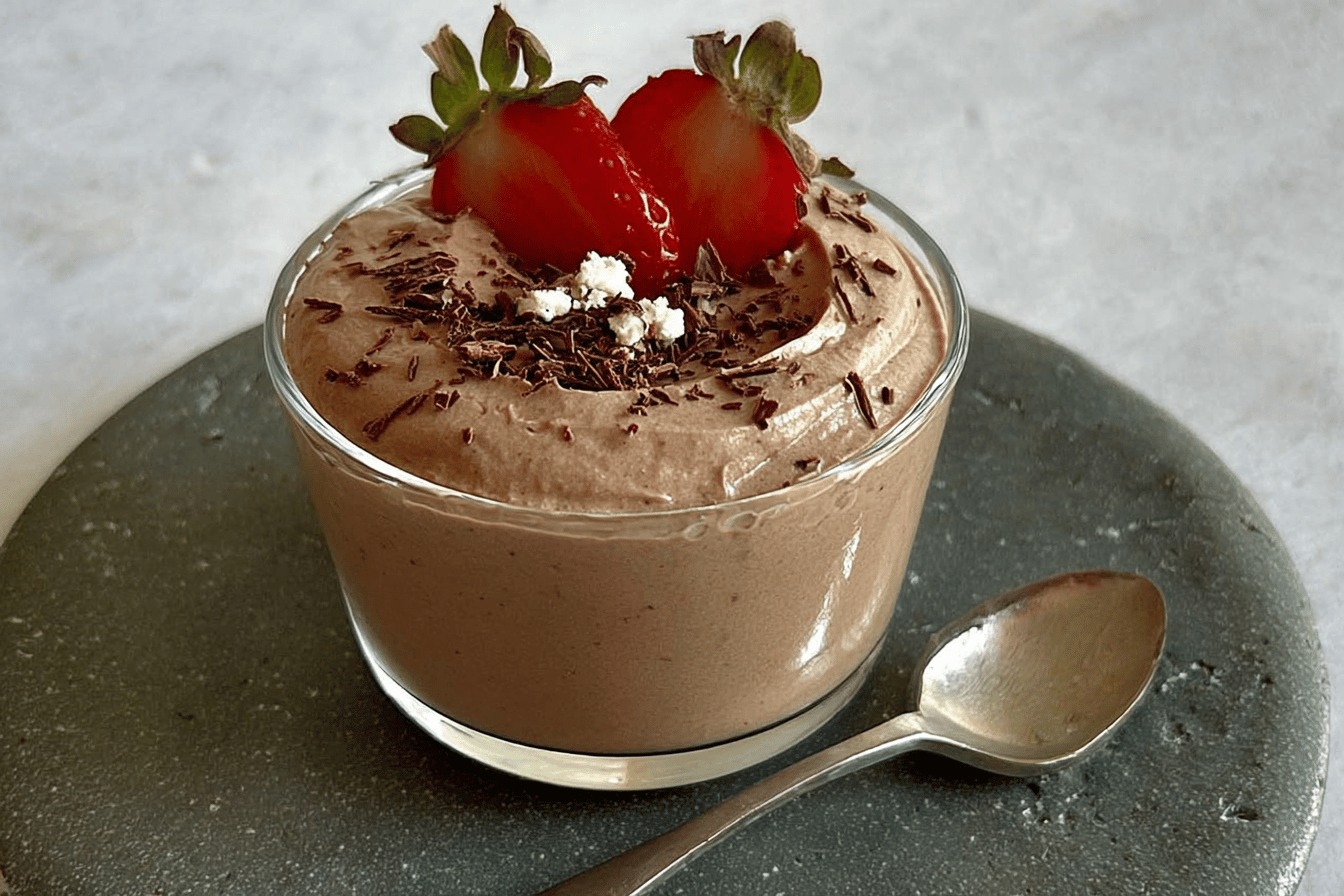 COTTAGE CHEESE CHOCOLATE MOUSSE