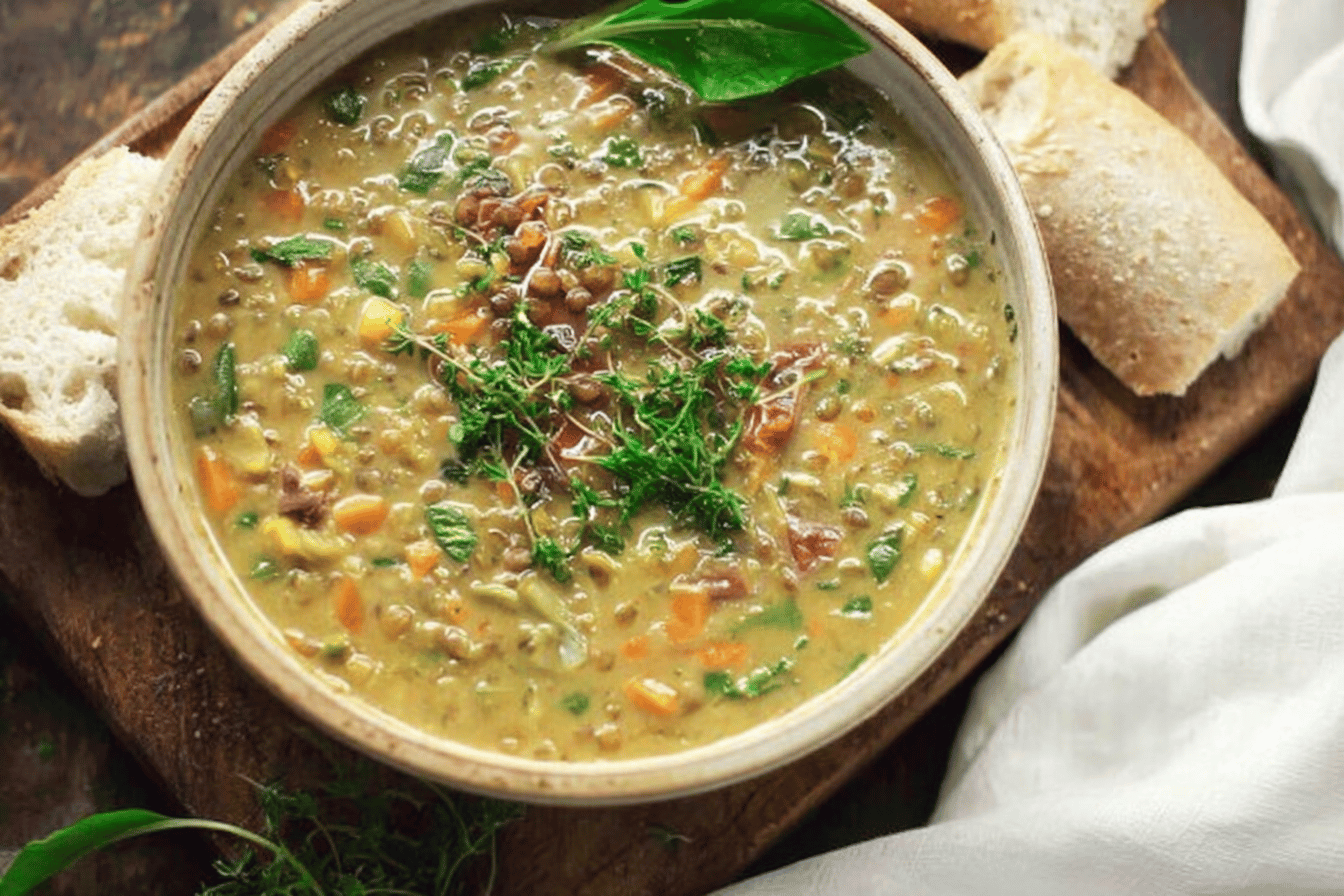 Green Curry Lentil Soup
