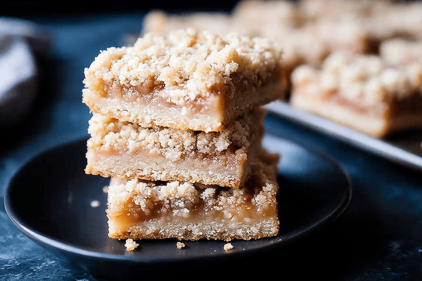 Peach Crumble Bars