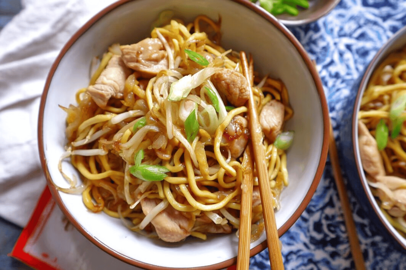 Slow cooker chicken chow mein