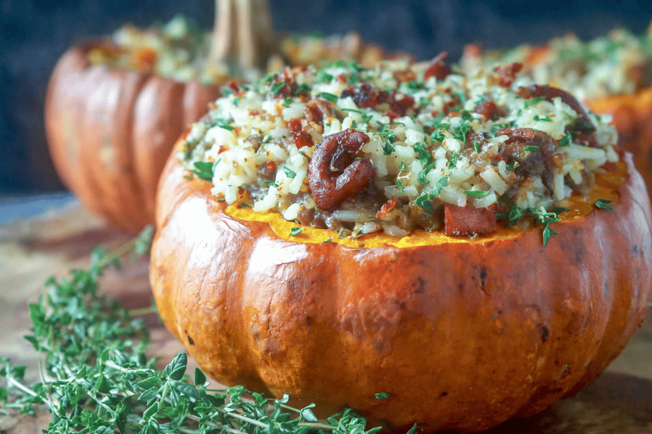 Stuffed Turban Squash