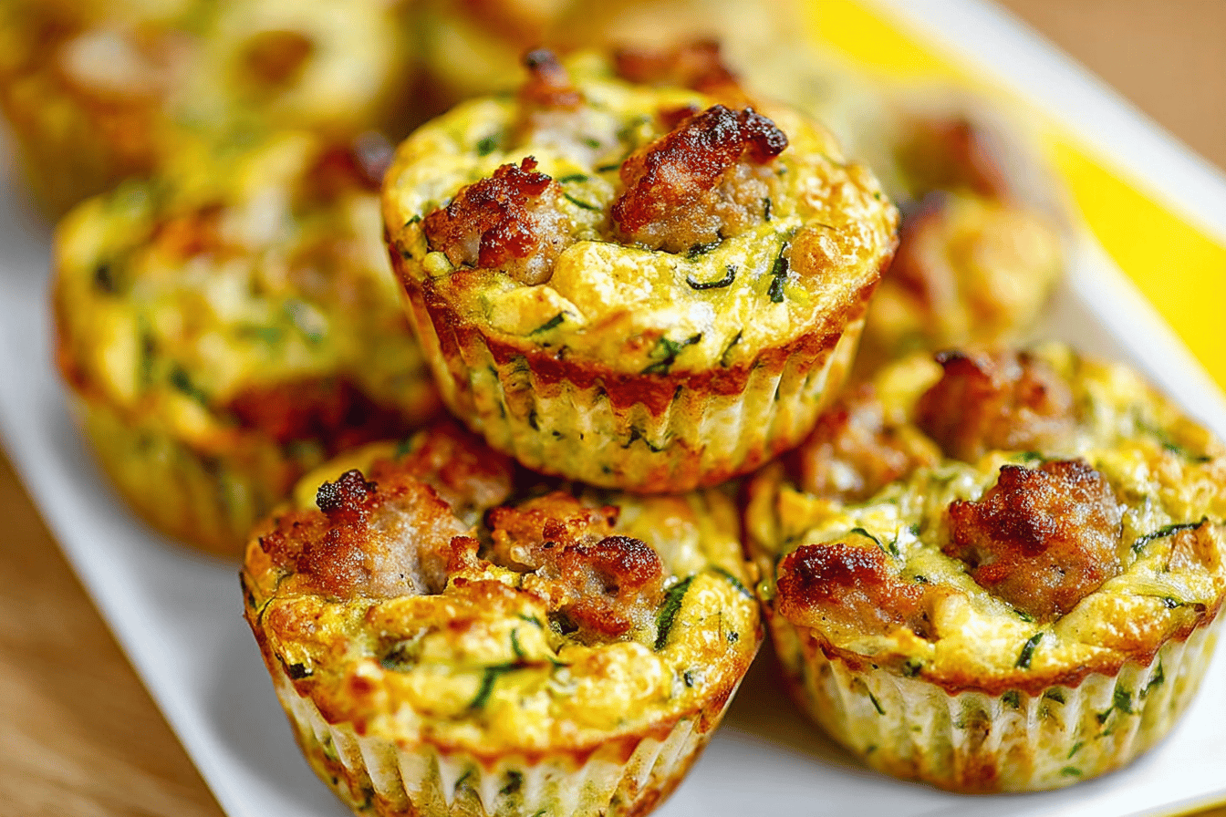 Sausage Muffins With Zucchini