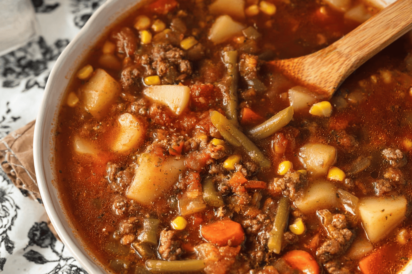 Hamburger Vegetable Soup Recipe for a Hearty Meal