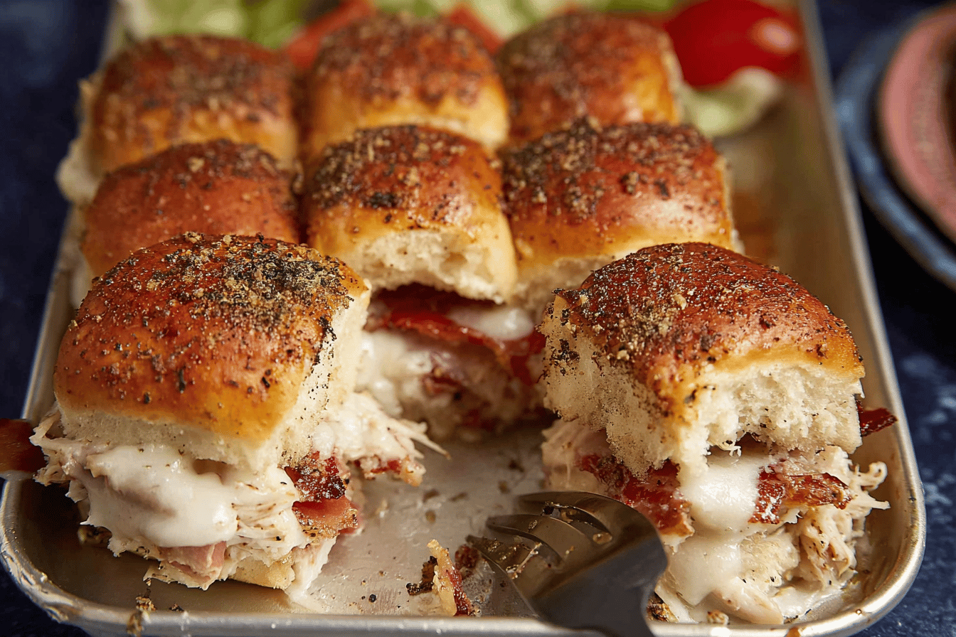 Kentucky Hot Brown Sliders Recipe for Game Day