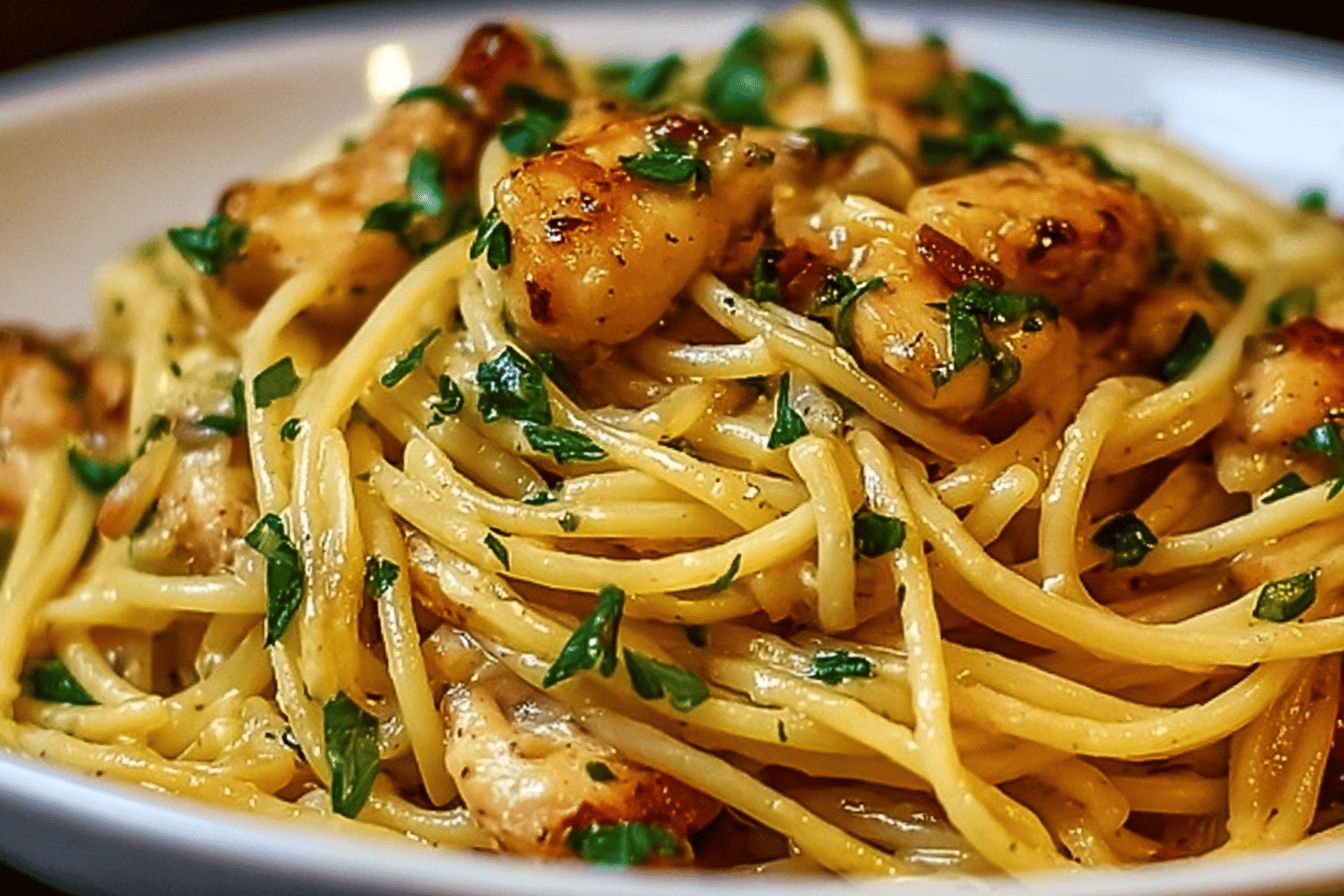 Monterey Chicken Spaghetti Recipe | Easy Pasta Dinner