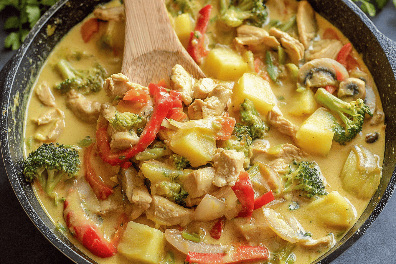Thai Chicken Pineapple Curry Recipe | Authentic Flavor