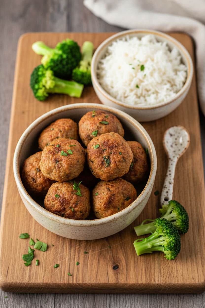 Air Fryer Chicken Meatballs