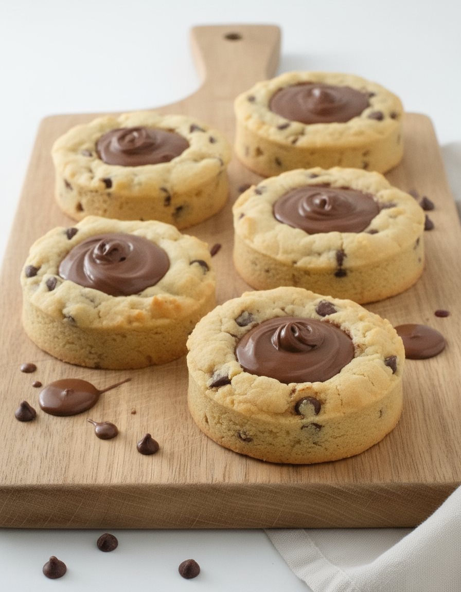 Nutella Deep Dish Cookies
