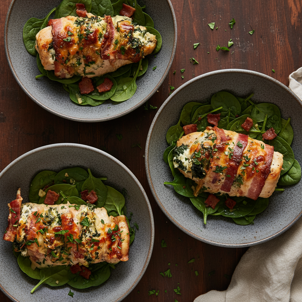 Spinach-Stuffed Chicken Breasts