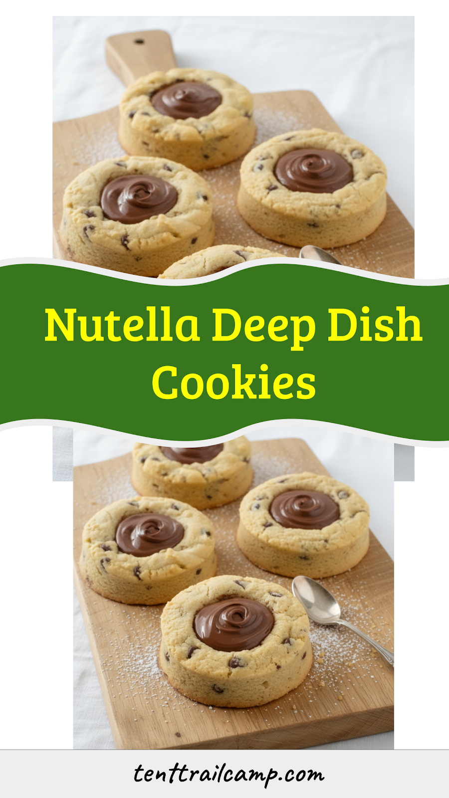 Nutella Deep Dish Cookies