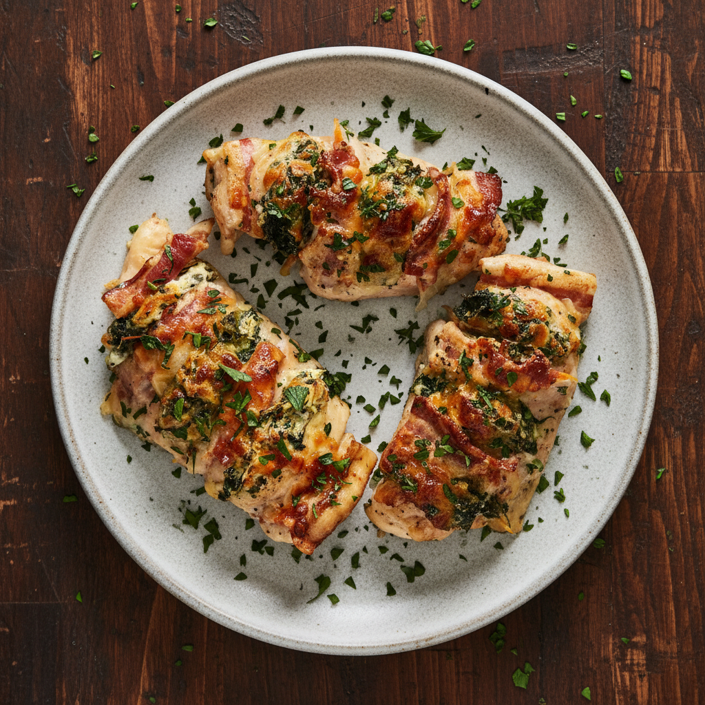 Spinach-Stuffed Chicken Breasts