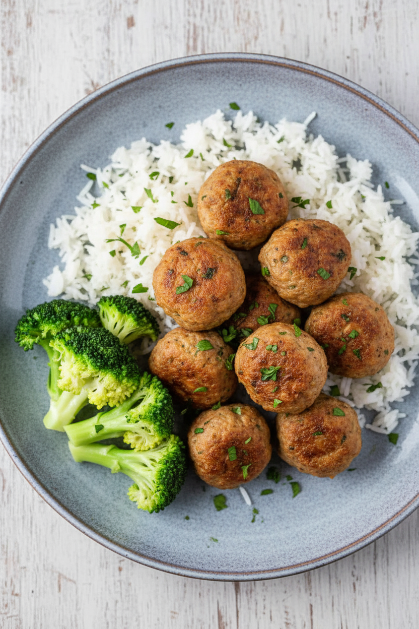 Air Fryer Chicken Meatballs Recipe