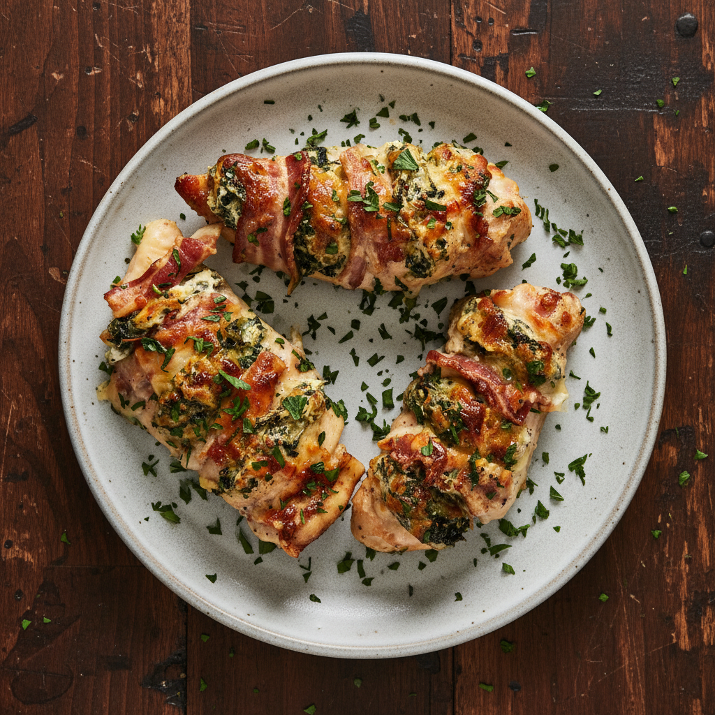 Spinach Stuffed Chicken Breast Recipe