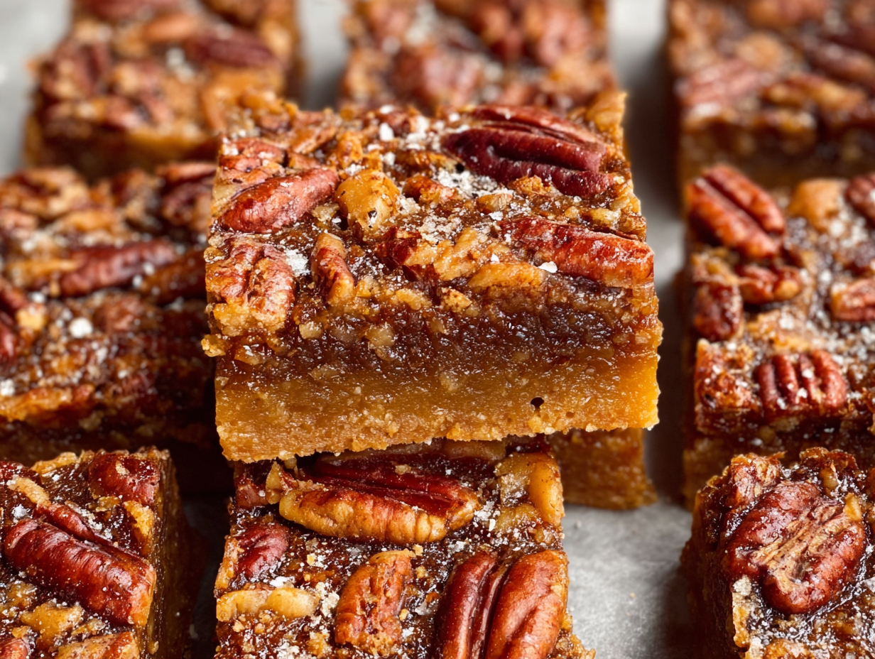 Brown Butter Miso Pecan Pie Bars Recipe