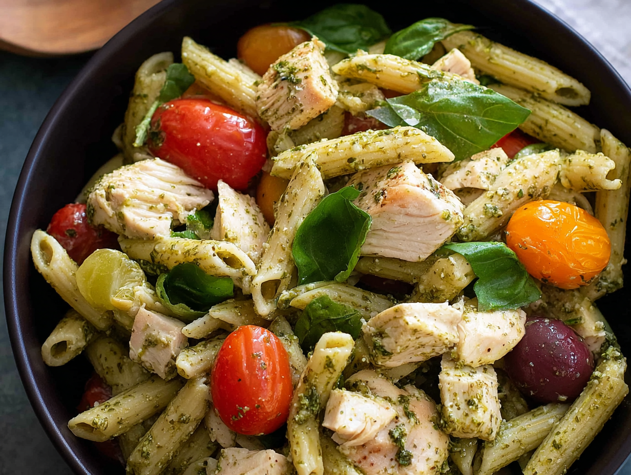 Chicken Pesto Pasta Salad Recipe
